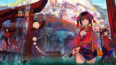 桃源的喜庆少女们