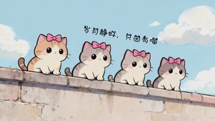 岁月静好 只因有喵