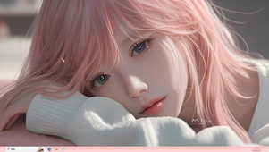 清纯毛衣女孩主题