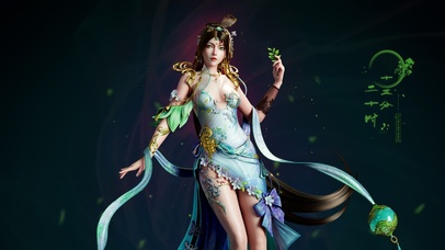 4K唯美古风女神