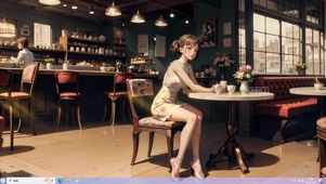 小懒猫咖啡馆（眨呀