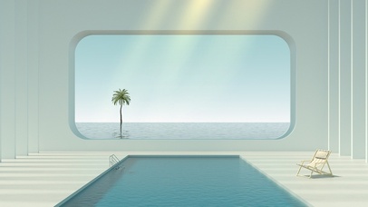 清新立体简约桌面