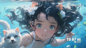 猫咪与女孩