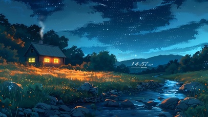 萤火虫夏夜小屋