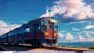 海边的火车