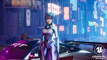 蒸汽波少女（画师xinyue）