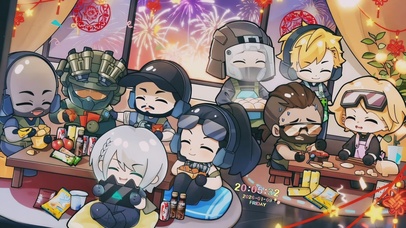 战斗之余过大年