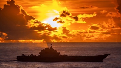 日出沧海，舰行无疆