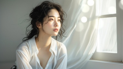 4K 午后慵懒美女