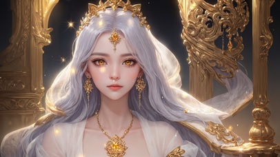 3D古风神殿少女