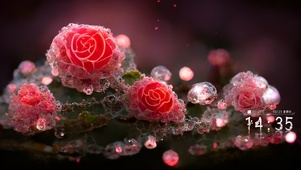 唯美治愈红花