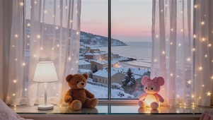 治愈系氛围感浪漫星窗