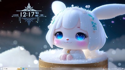 白雪兔兔主题