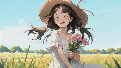 爱笑的女孩运气都不会差