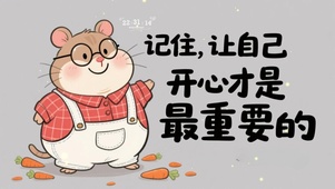 让自己开心最重要