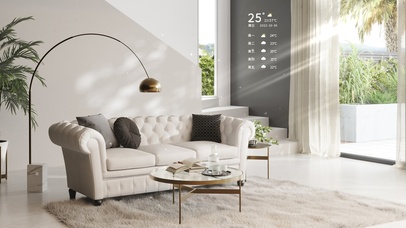 4K唯美治愈清新简约客厅