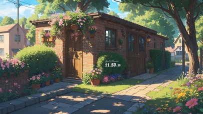 4K唯美治愈清新夏日小屋