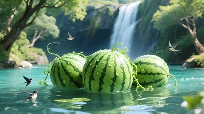 夏日西瓜