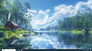 湖泊自然美景