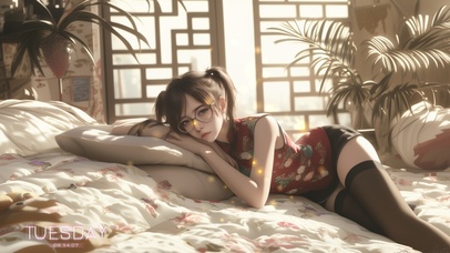 随风轻轻摆动，自然又迷人