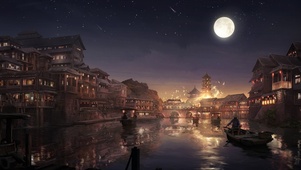 4K古风水城