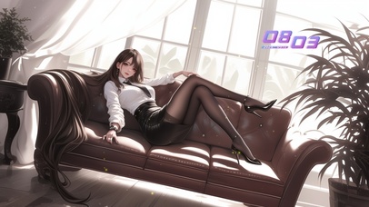 容貌如同沙漠中的一片绿洲