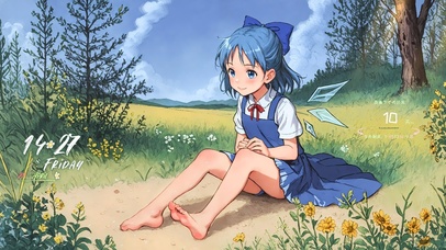 4k治愈田野女孩