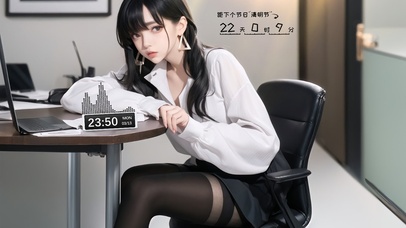 OL清纯女孩（放假倒计时）