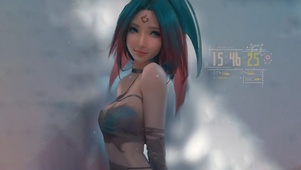 唯美厚涂美女