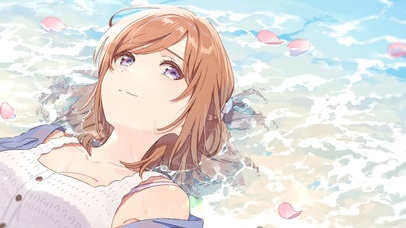 4K夏日海滩少女