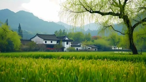 4k乡村油菜花