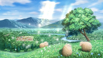 唯美治愈山丘风景