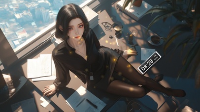 身材曼妙，风情独特