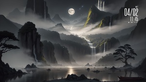 中国风山水