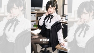 教室里JK制服Ai美女