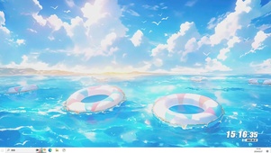 蔚蓝的大海