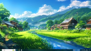 绿色田野村庄