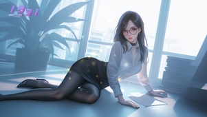 低首含笑，万般俗事尽被她柔解