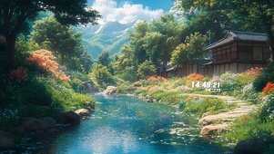 山上后院小溪