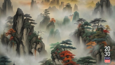 唯美古风山水壁纸