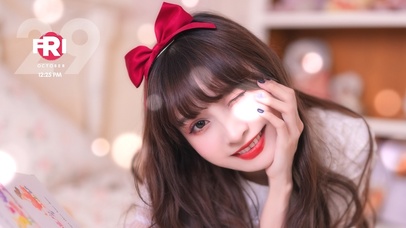 爱笑的清纯美女