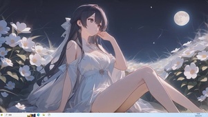 月下少女