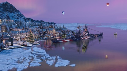 WOWS圣诞港口带bgm