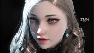 唯美蓝眼女孩