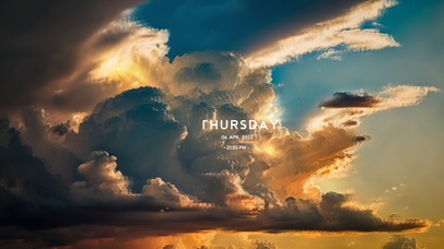 唯美日落火烧云