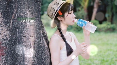 夏日清纯美少女