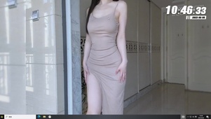 性感紧身裙美女 大长腿 美脚