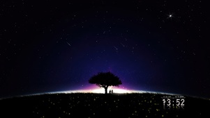 星空下的情侣