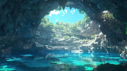 神秘海岛洞穴