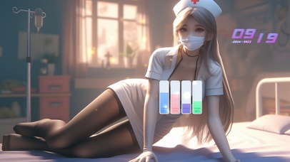 美女护士蕴含着独特的魅力与自信